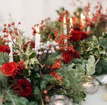 Christmas Frosted Berry Woodland