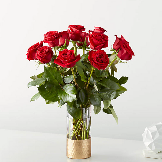 Long Stem Red Roses Bouquet